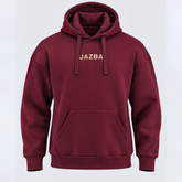Oversized Unisex Hoodie - Burgundy