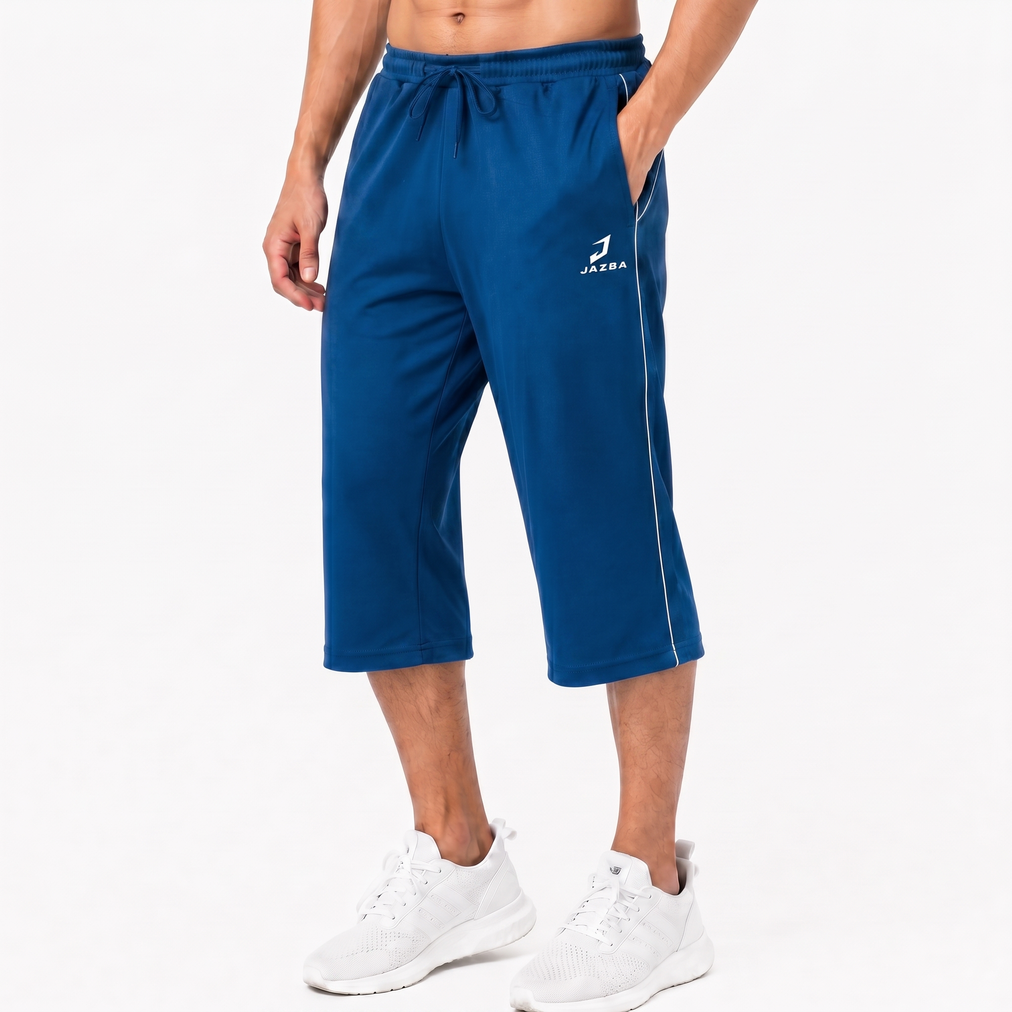 3/4 Performance Shorts| Royal Blue