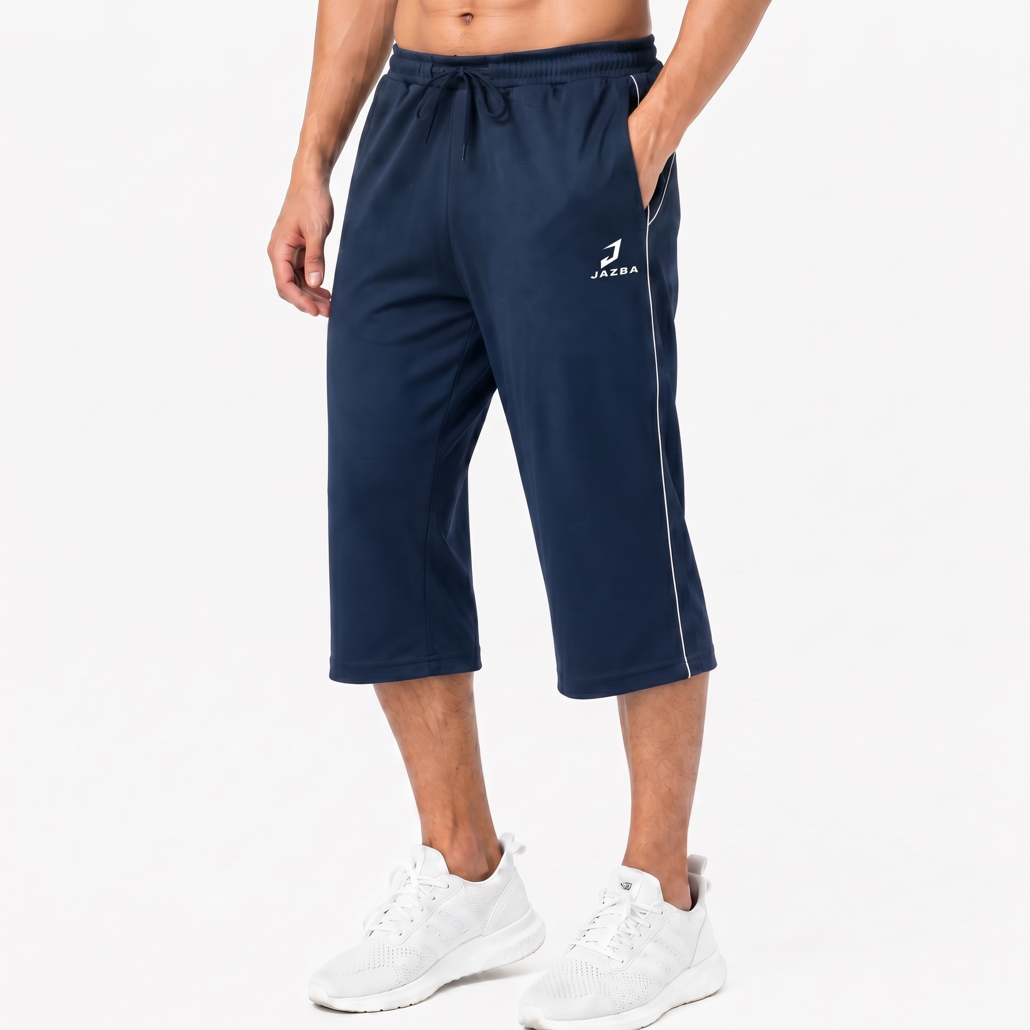 3/4 Performance Shorts | Navy Blue