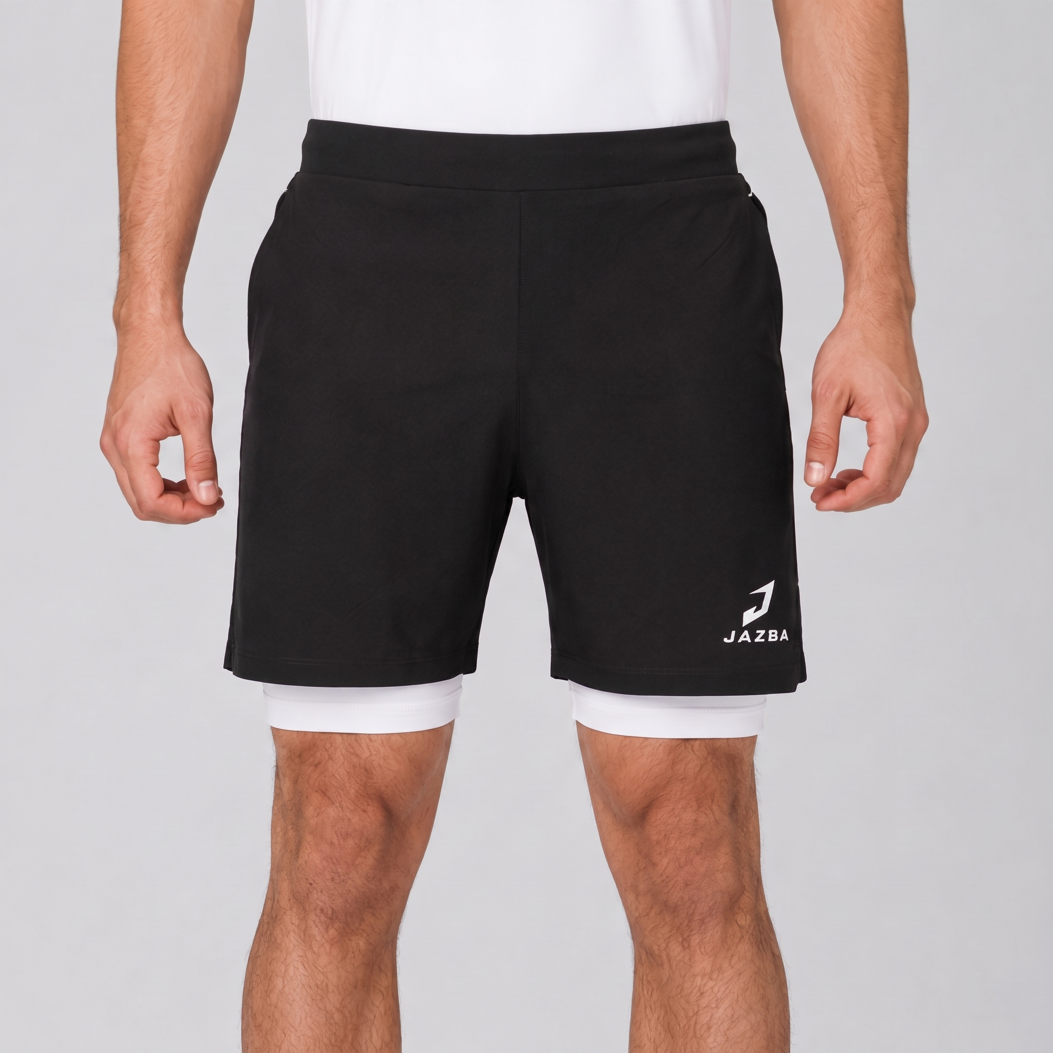 2 in 1 Training Shorts | Black