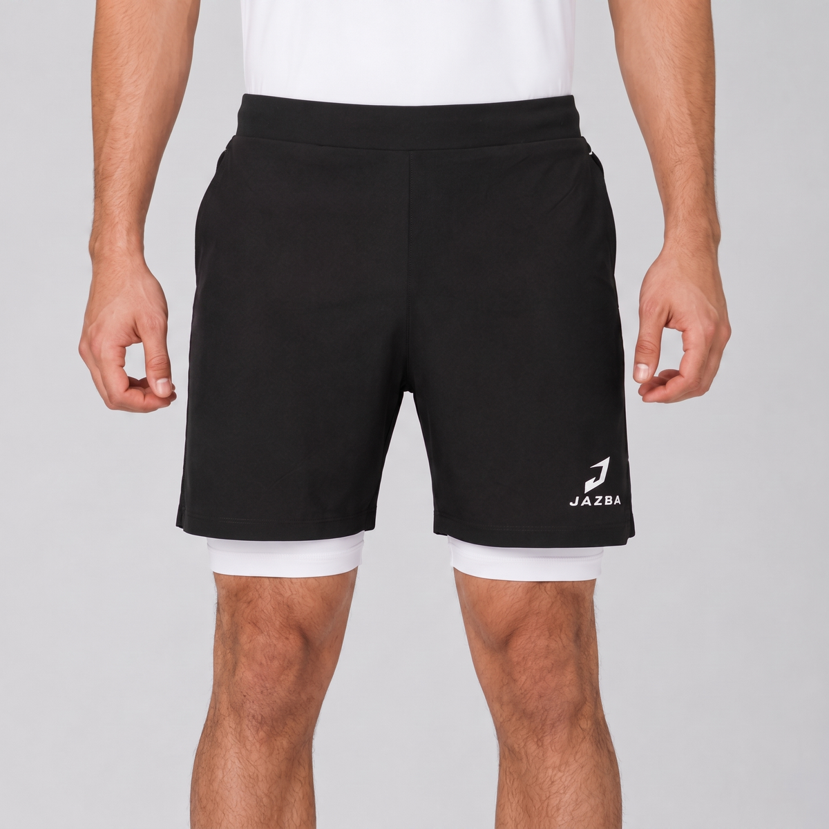2 in 1 Training Shorts | Black