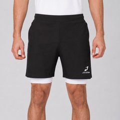 2 in 1 Training Shorts | Black
