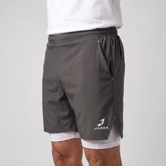 2 in 1 Training Shorts | Dark Grey