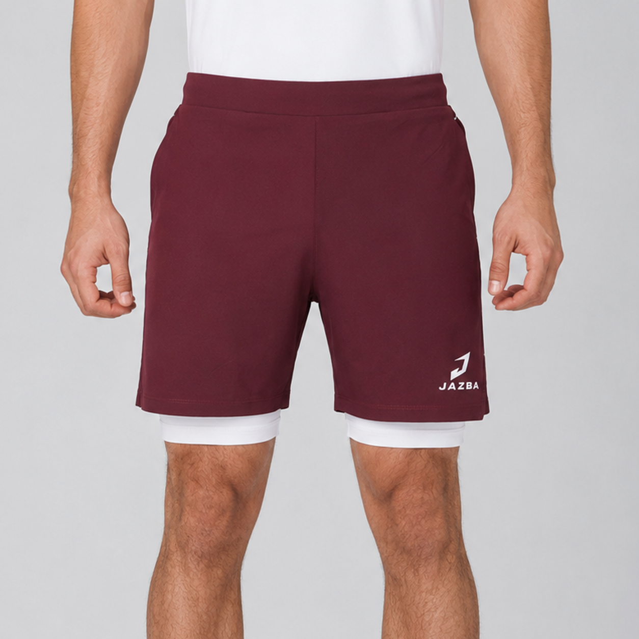 2 in 1 Training Shorts | Maroon