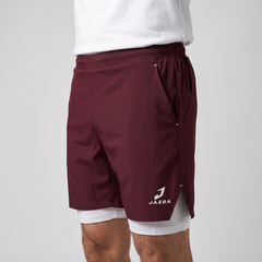 2 in 1 Training Shorts | Maroon